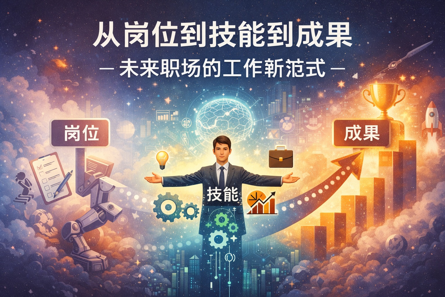 从“岗位”到“技能”到“成果”:未来职场的工作新范式